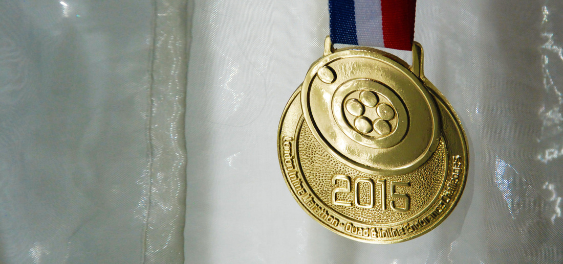 London Inline Marathon 2015 finishers' medal