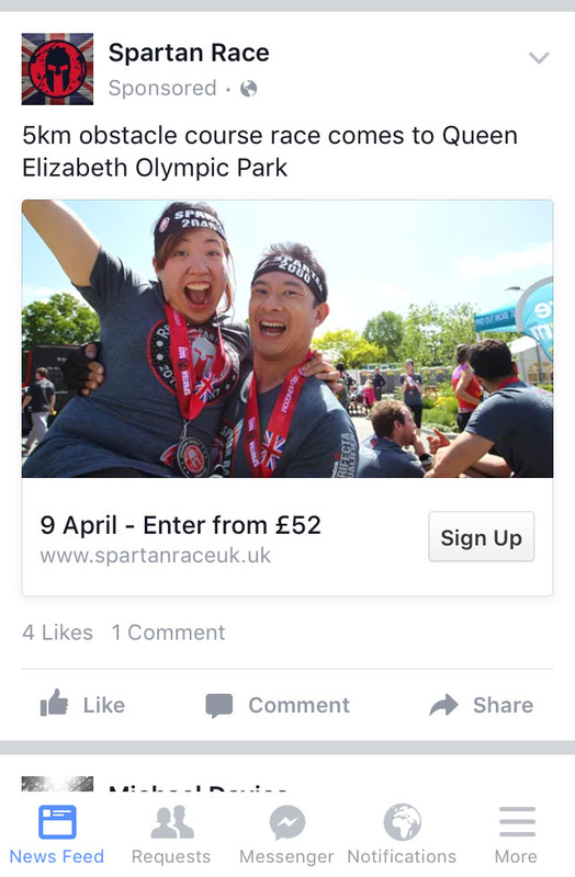 Spartan Race poster for Queen Elizabeth Olympic Park 5km obstacle course race